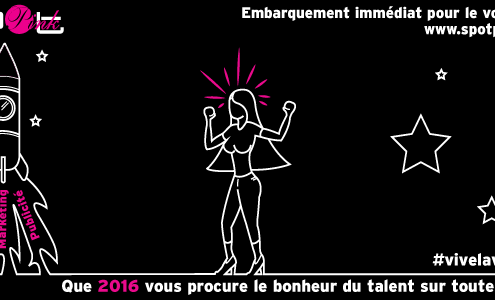 Carte de voeux 2016 de SpotPink