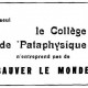 Collège de Pataphysique